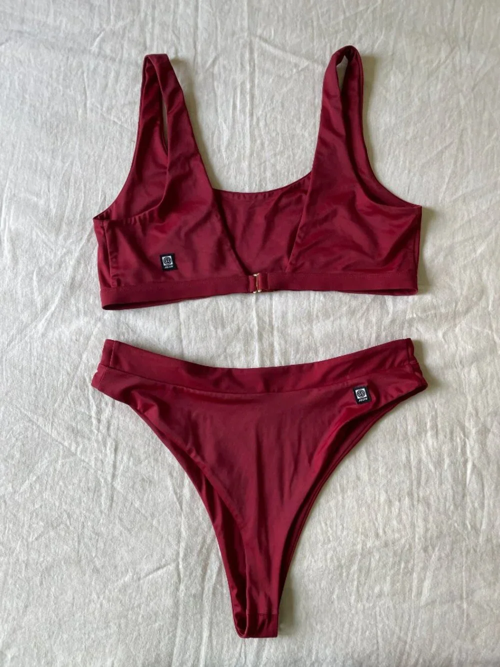 JOLYN x Eryn Krouse Matching Garnet Bikini Set